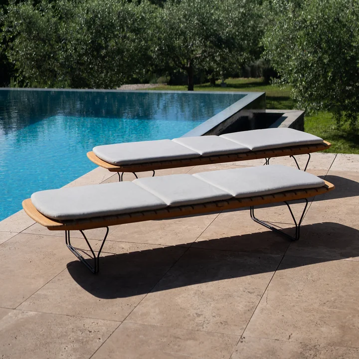 HOUE - Kussen voor MOLO ligstoel, essenhout