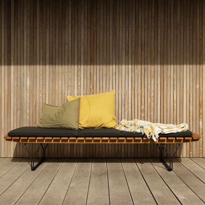 HOUE - Hoes voor MOLO ligstoel, houtskool