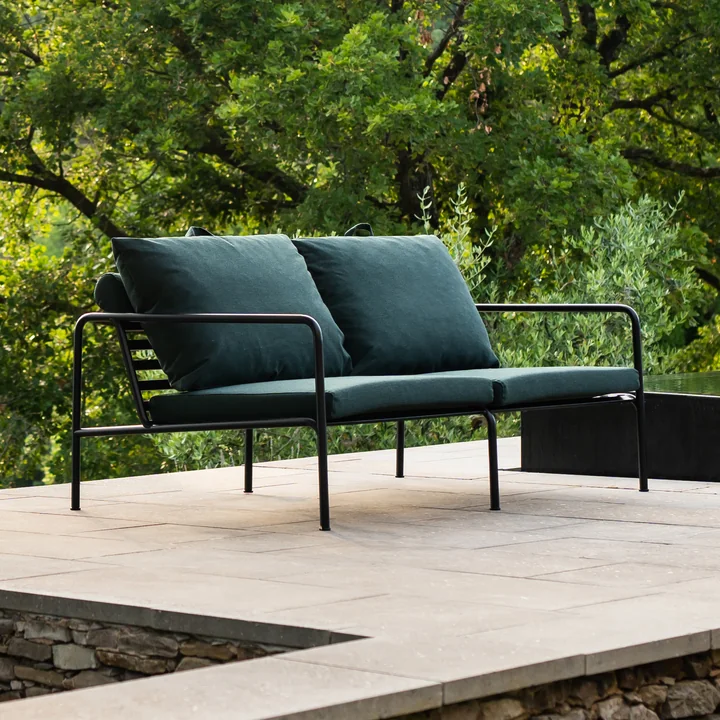 HOUE - AVON Sofa 2-zits, zwart / alpine