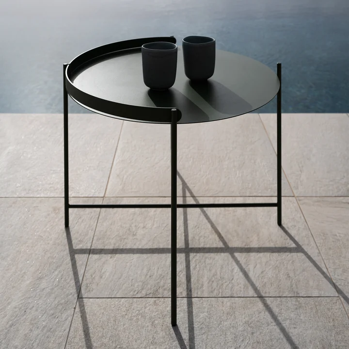 HOUE - EDGE Bijzettafel Ø 62, olijfgroen