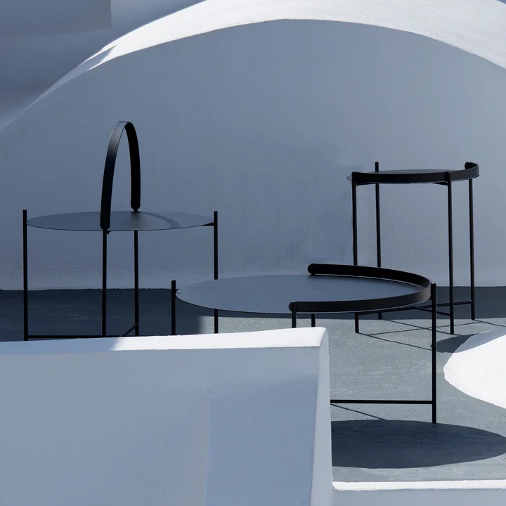 HOUE - EDGE Bijzettafels, zwart