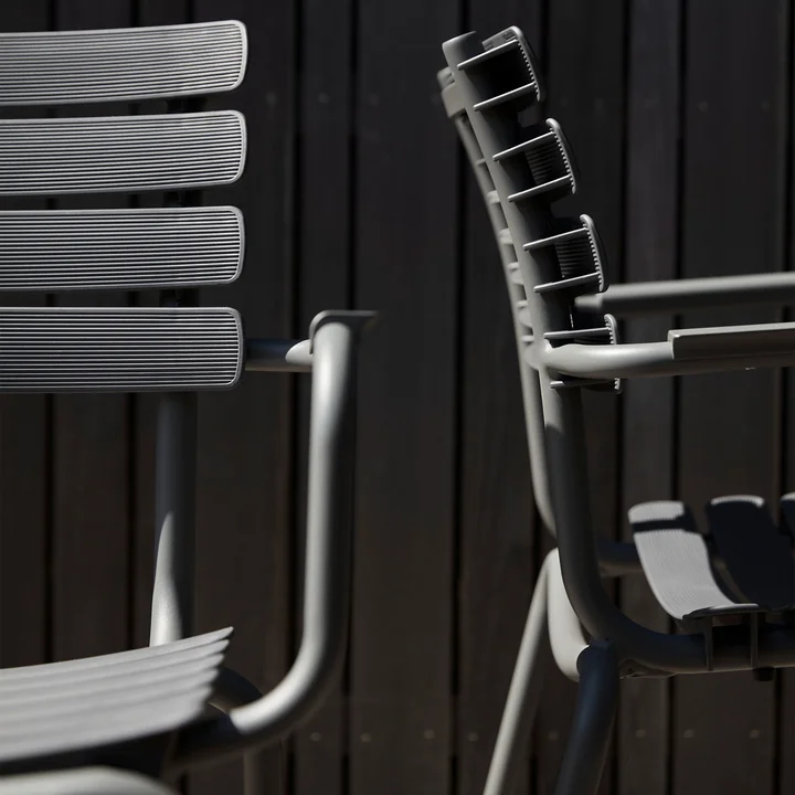 HOUE - ReCLIPS Outdoor Eetkamerstoel, zwart