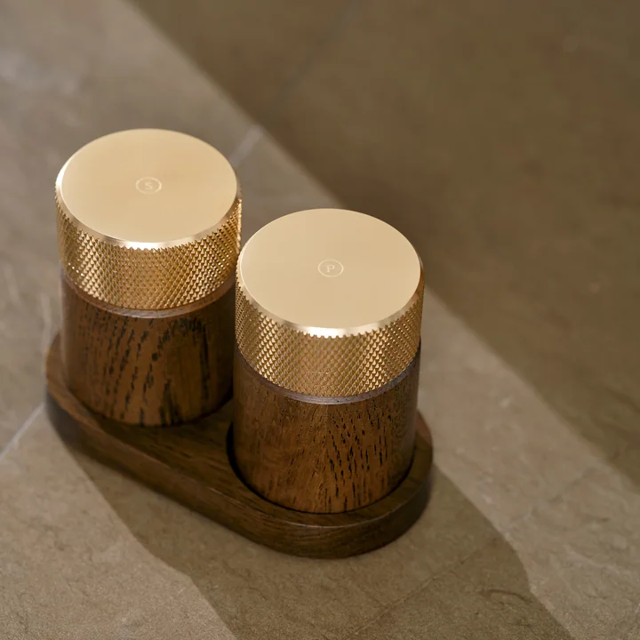 Gejst - Sina Peper- en zoutmolen Donker Eiken/Brass