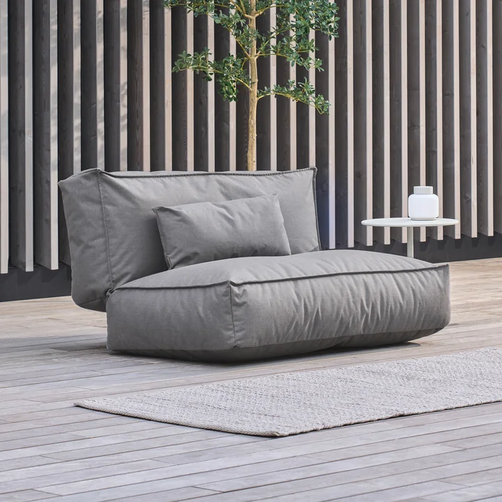 Blomus - Stay 2-zitsbank voor buiten, steen