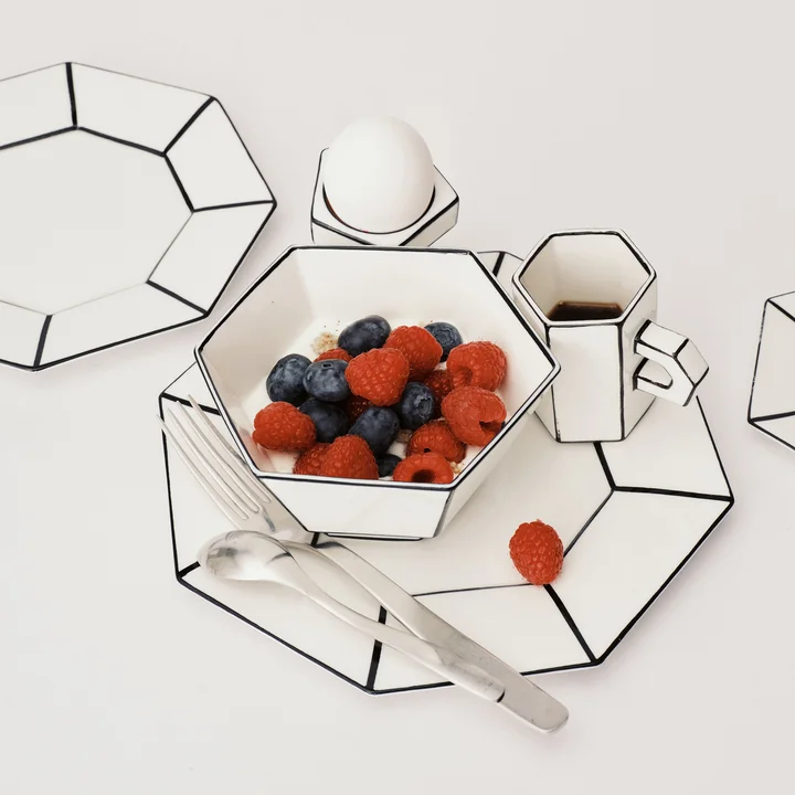 Serax - Carte Blanche Collectie, wit / zwart