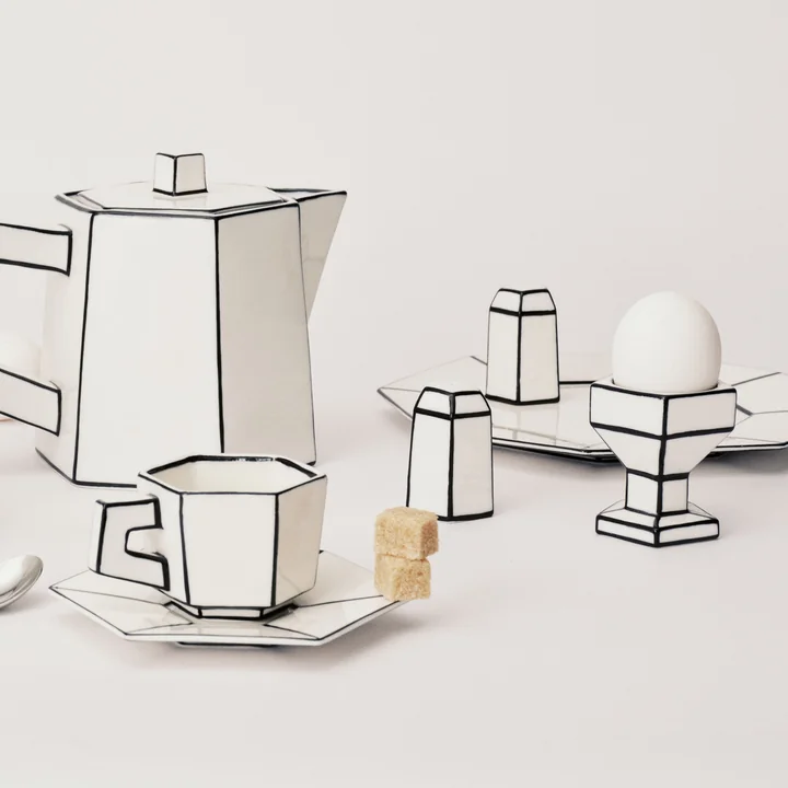 Serax - Carte Blanche Collectie, wit / zwart