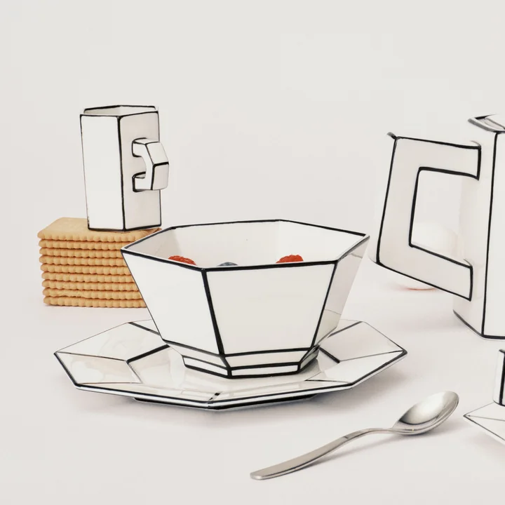 Serax - Carte Blanche Collectie, wit / zwart