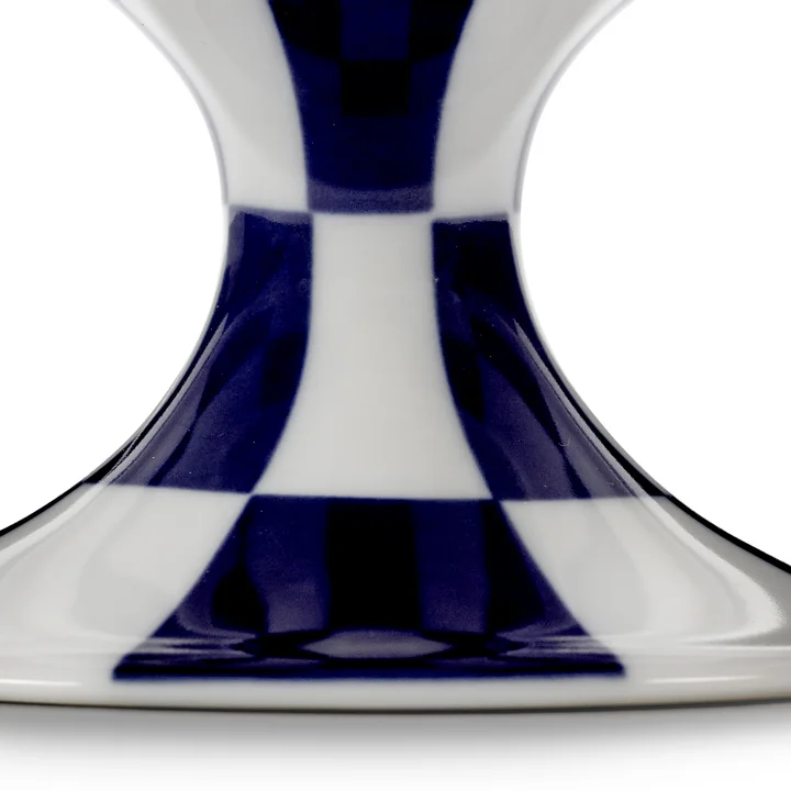 Serax - Fête des Bêtes Cakestandaard, blauw/wit