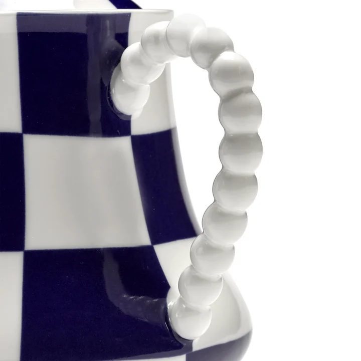 Serax - Fête des Bêtes Theepot, blauw / wit