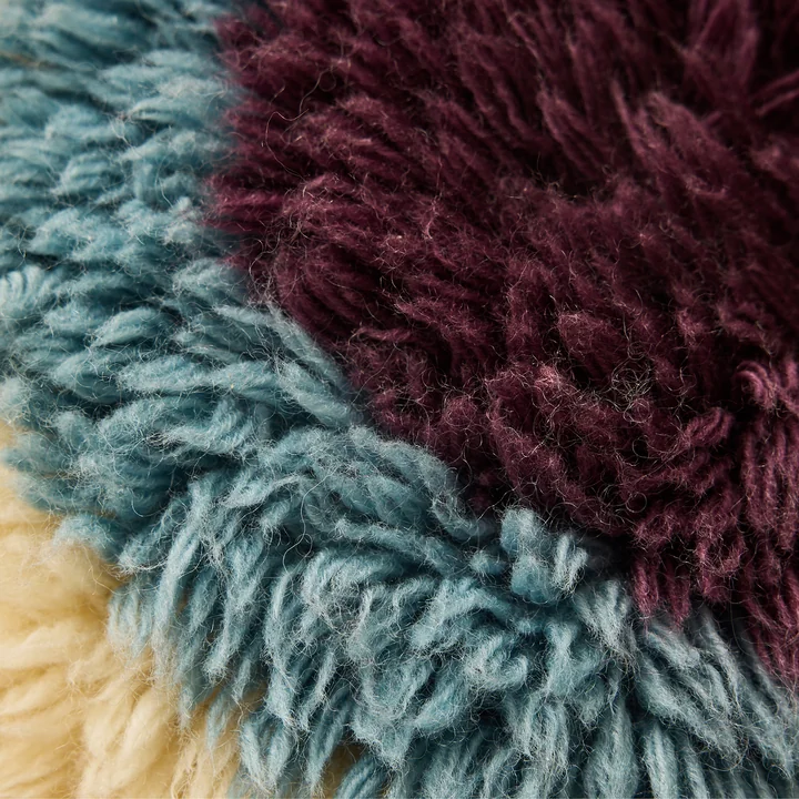 HKliving - Fluffy Kussen, Ø 40 cm, blikvanger