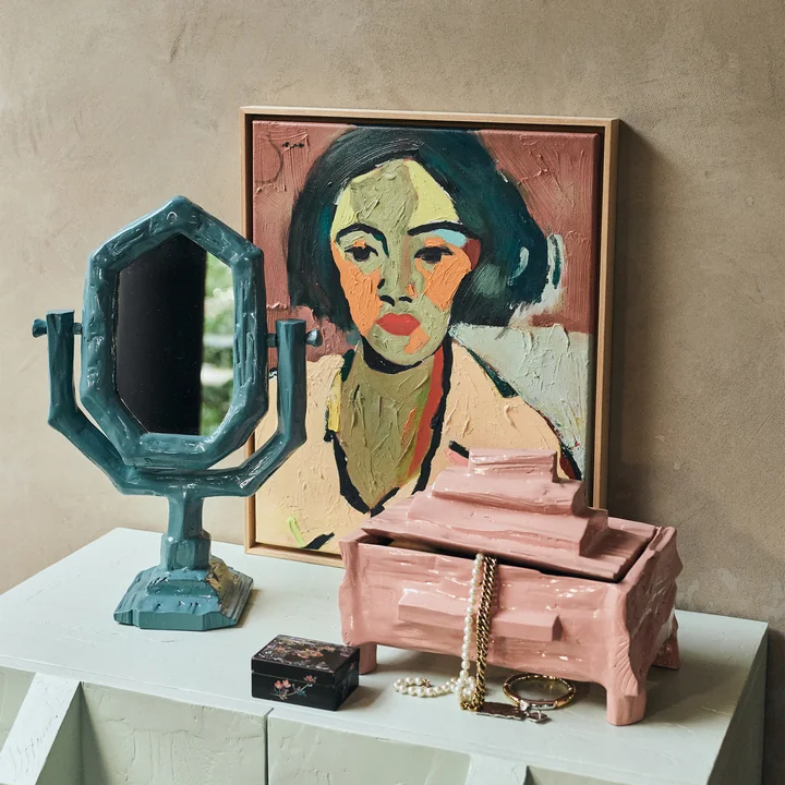 Hkliving - Ingelijst kunstwerk, 43 x 53 cm, zelfgemaakt