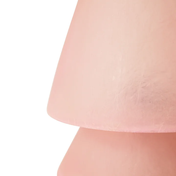 HKliving - Glasvezel tafellamp, H 28 cm, roze