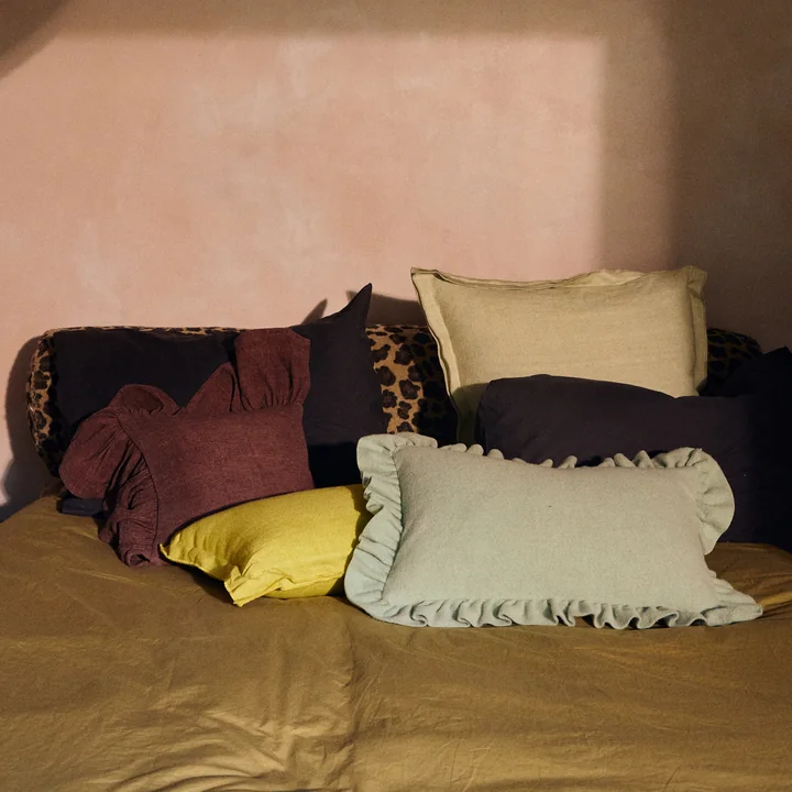 HKliving - Kussen, 45 x 45 cm, rozemarijn