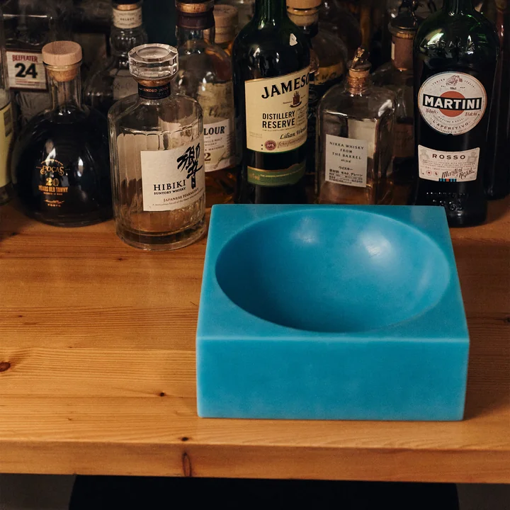 HKliving - Pop cube, groot, blauw