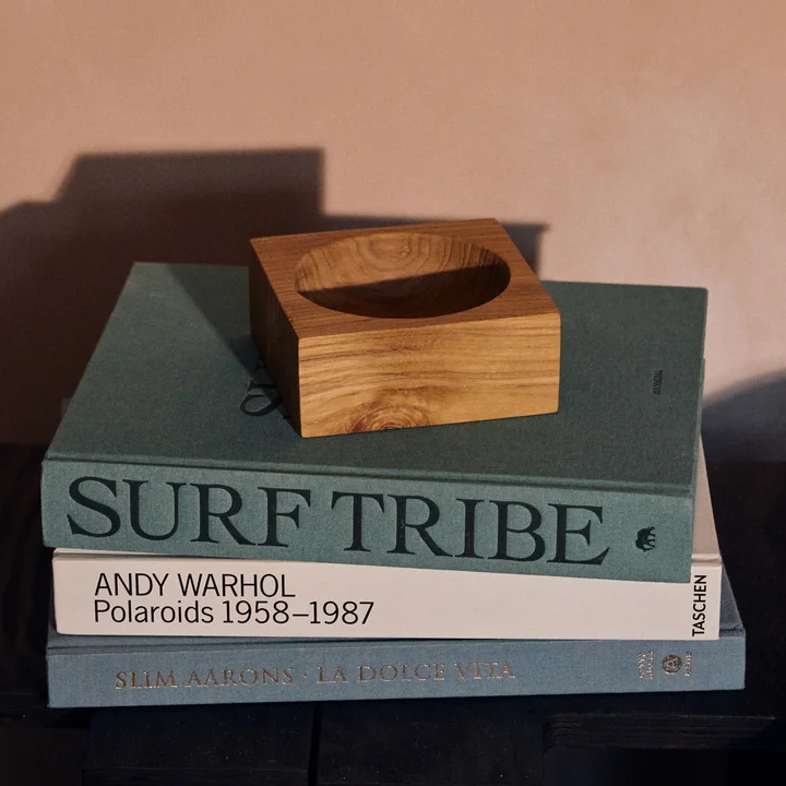 HKliving - Teak cube Schaal, klein, teakhout