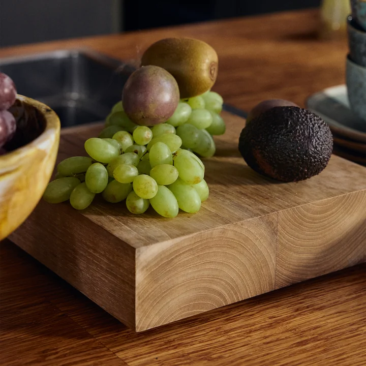 HKliving - Teak cube, groot, teakhout