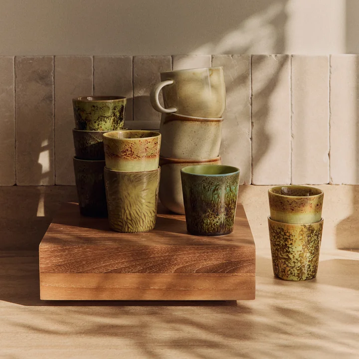 HKliving - Teak cube, groot, teakhout