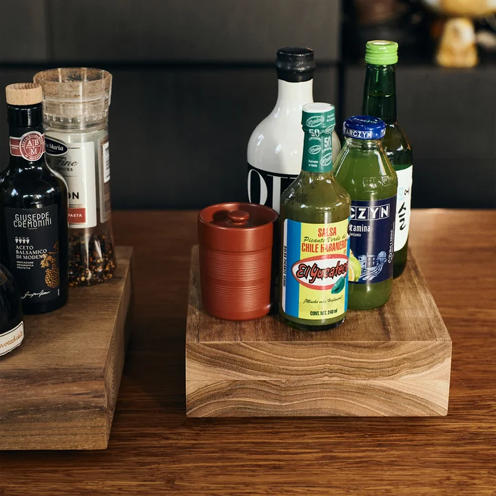HKliving - Teak cube, medium, teakhout