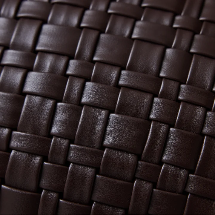 HKliving - Woven Kussen, 50 x 30 cm, chocoladebruin