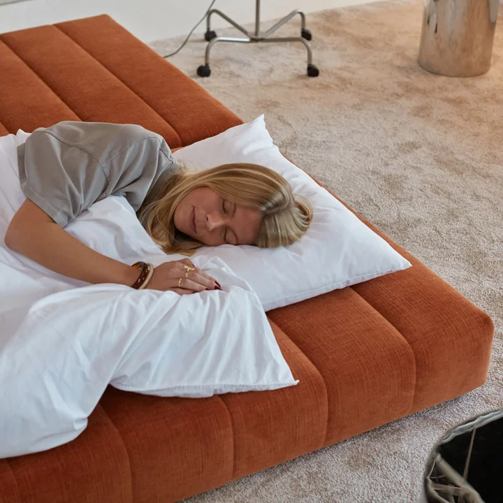 Innovation Living - Cozypad Slaapbank & Poef met rugkussen / armleuning