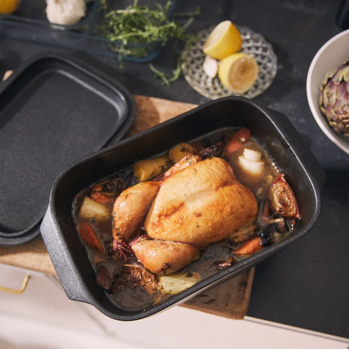 Rosendahl - Bake 'n' Roast braadpan 5,0 l, grijs