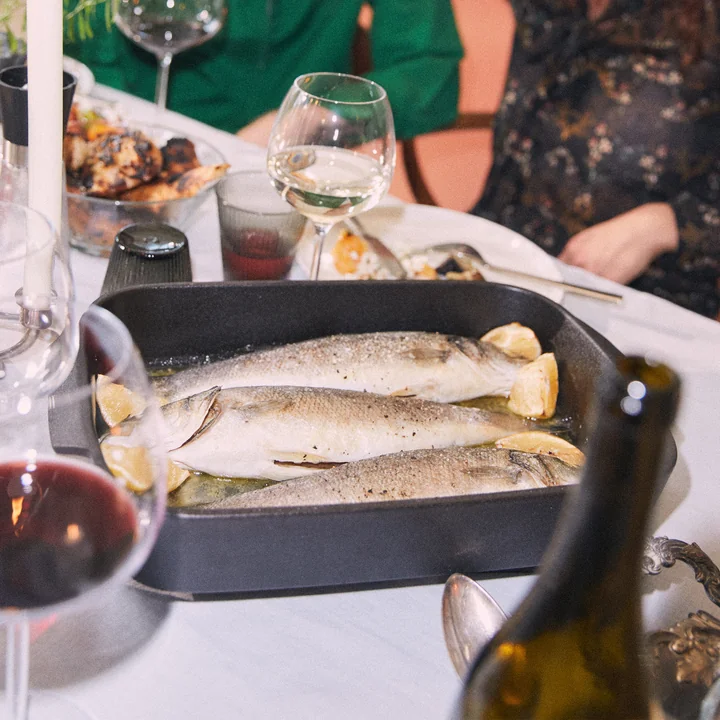 Rosendahl - Cook with love Braadpan, 40 x 25,5 cm, grijs