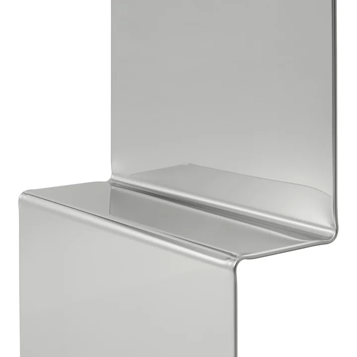 Muuto - Pleat Spiegel, gepolijst staal