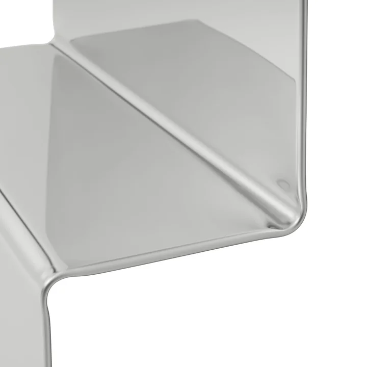 Muuto - Pleat Spiegel, gepolijst staal