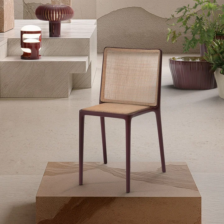 Kartell - Belvedere Vienna stoel, bordeaux