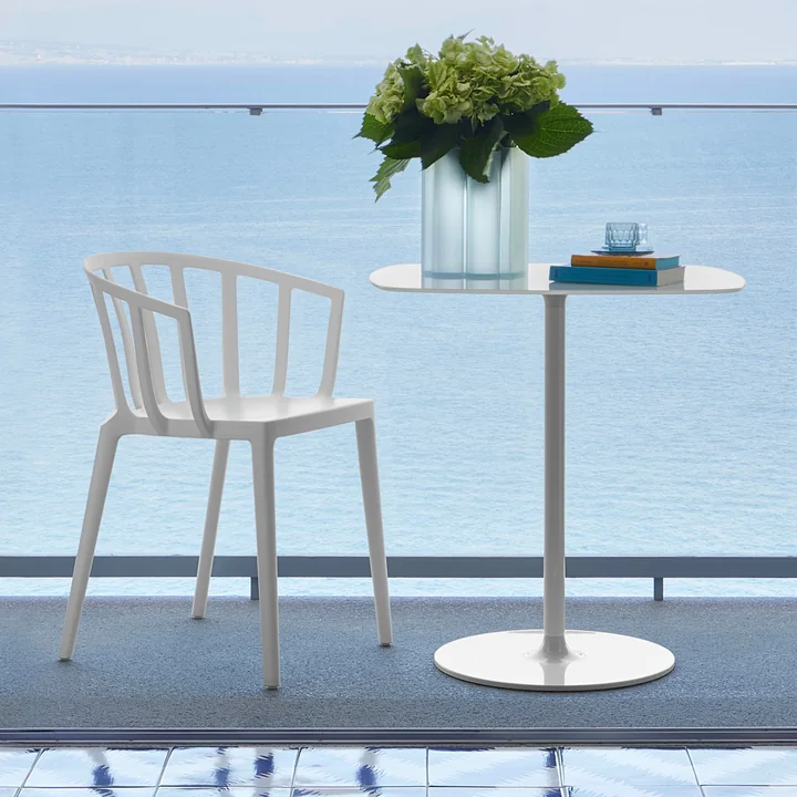 Kartell - Venice Mat stoel, wit