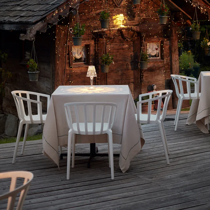 Kartell - Venice Mat stoel, wit