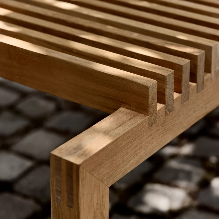 Fritz Hansen - Skagerak Houten bank Cutter