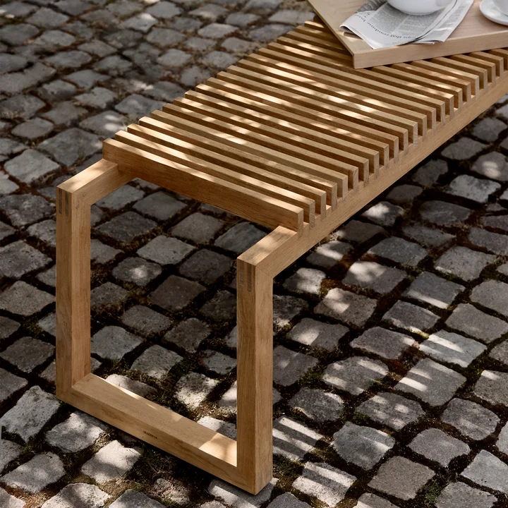 Fritz Hansen - Skagerak Houten bank Cutter