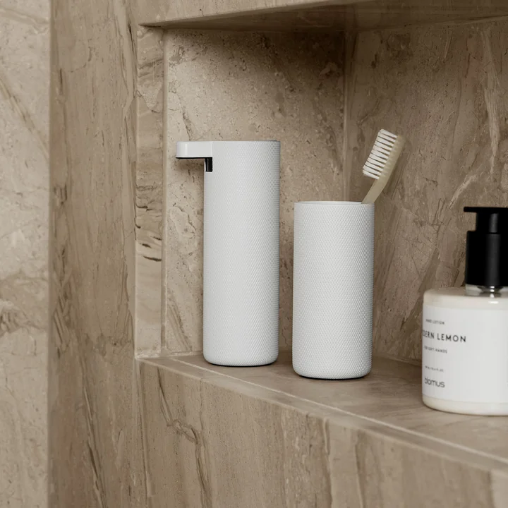 Blomus - Modo Rof Tandenborsteltrommel, wit