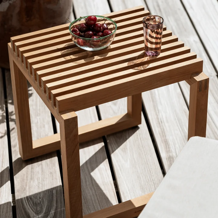 Fritz Hansen - Skagerak Cutter Houten kruk, teak