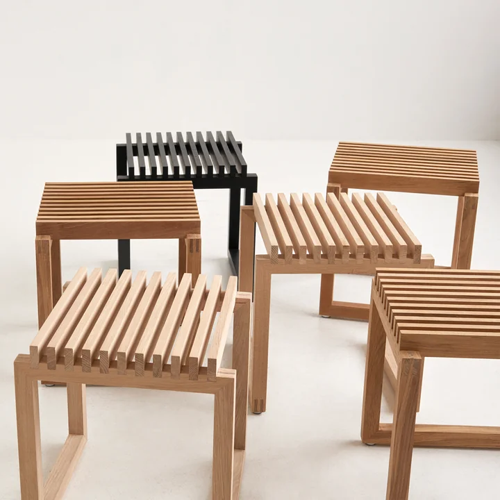 Fritz Hansen - Skagerak Cutter Houten krukje