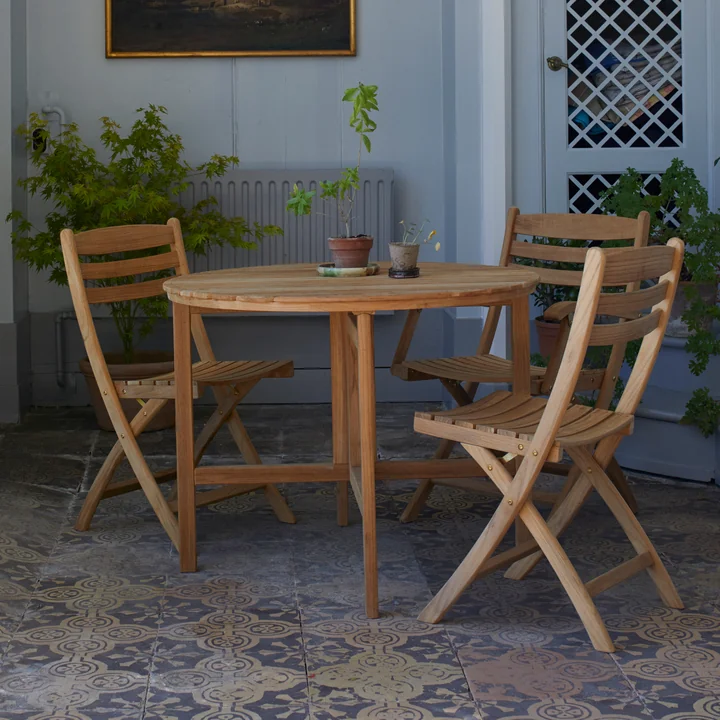 Fritz Hansen - Skagerak Selandia klapstoel, teak