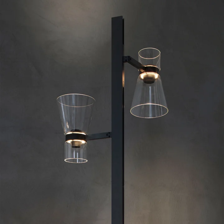 Flos - Nocturne Staande lamp F2 kegel, zwart
