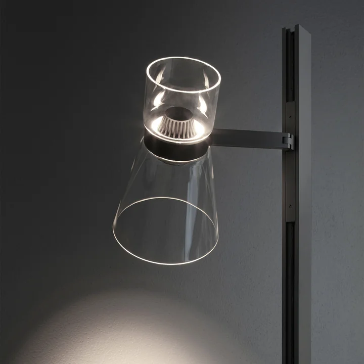 Flos - Nocturne Staande lamp F1 kegel, zwart
