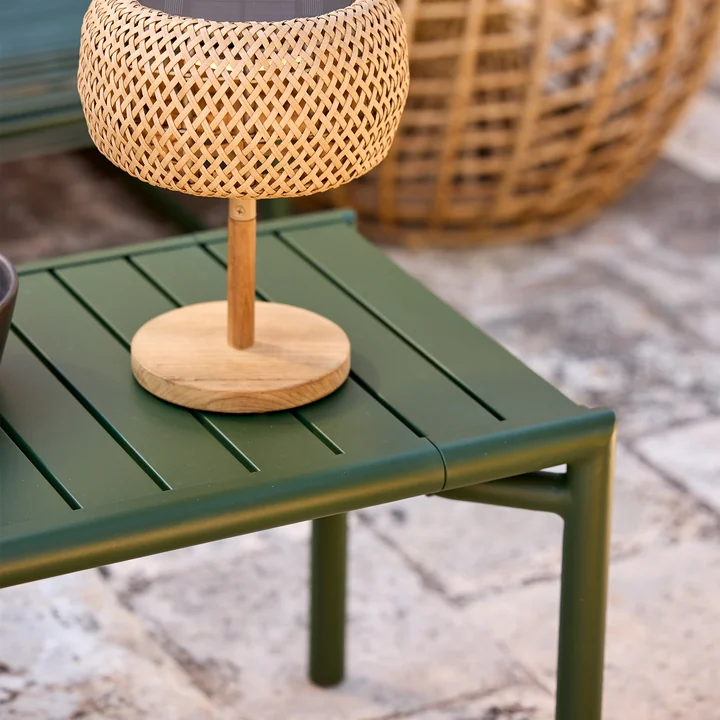 Cane-line - Bliss Salontafel / bank, donkergroen