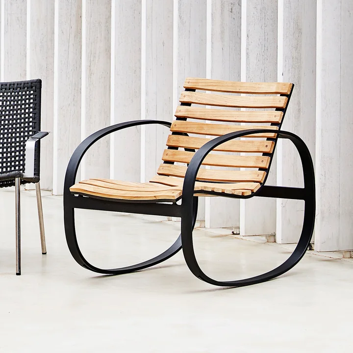 Cane-line - Parc Schommelstoel Outdoor, lavagrijs