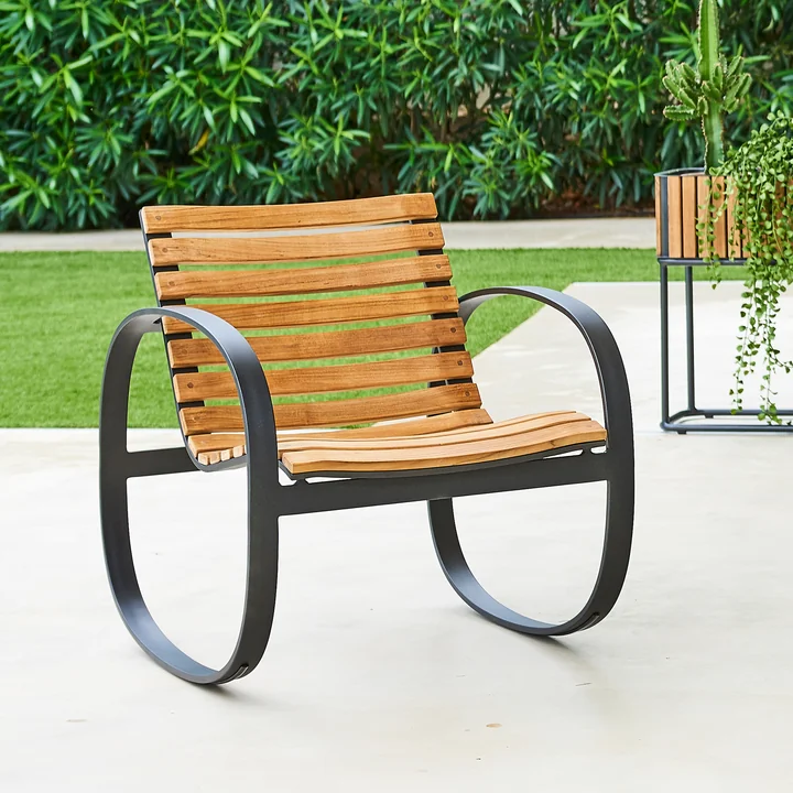 Cane-line - Parc Schommelstoel Outdoor, lavagrijs