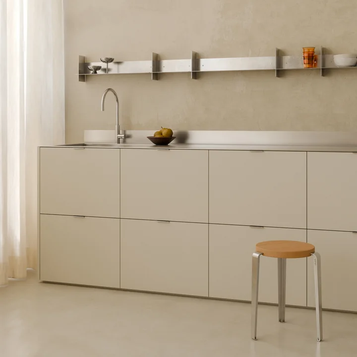 TipToe - PLI wandplank, CORE, roestvrij staal