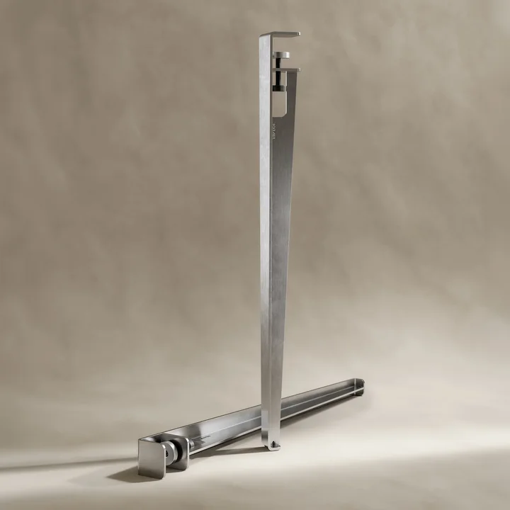 TipToe - Tafel- en bureaupoot H 75 cm, CORE, roestvrij staal