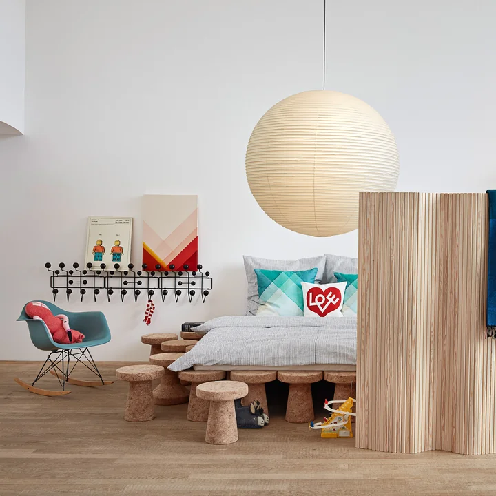 Vitra - Hanglamp Akari 120A, Ø 120 cm, naturel