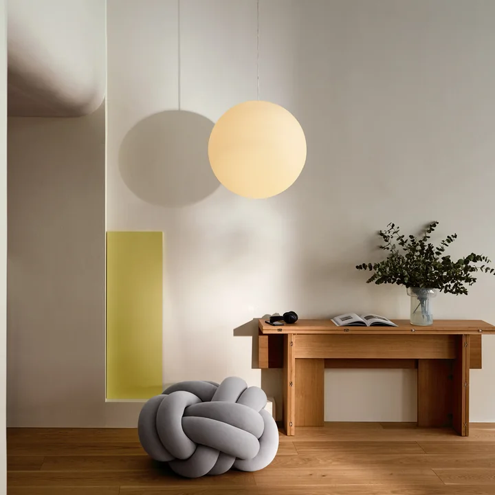 Design House Stockholm - Luna Hanglamp XL Ø 60 cm, wit