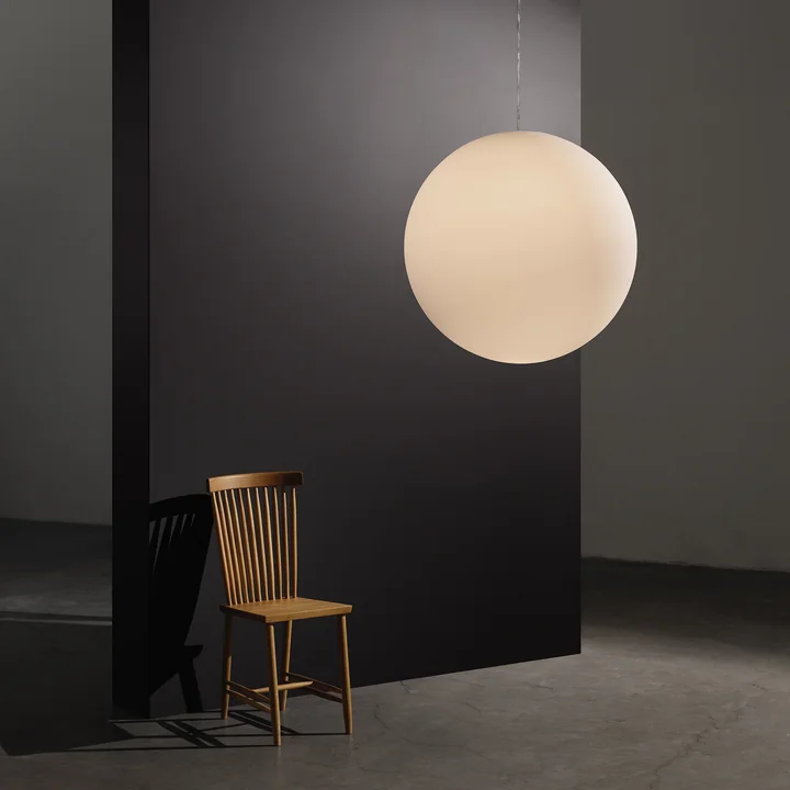 Design House Stockholm - Luna Hanglamp XL Ø 60 cm, wit