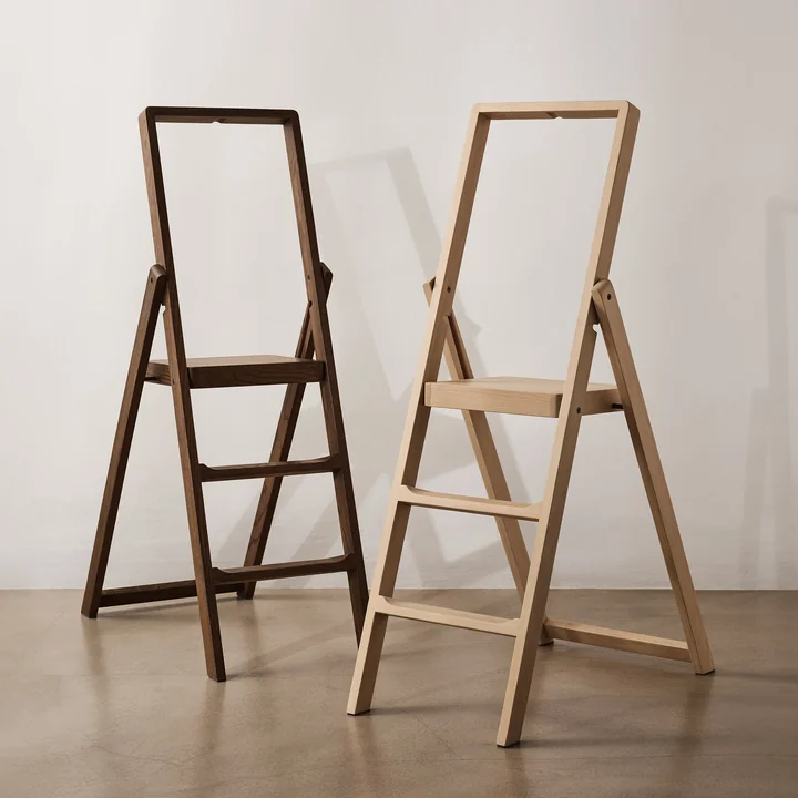 Design House Stockholm - Step Vouwladder, gebeitst eiken, donker