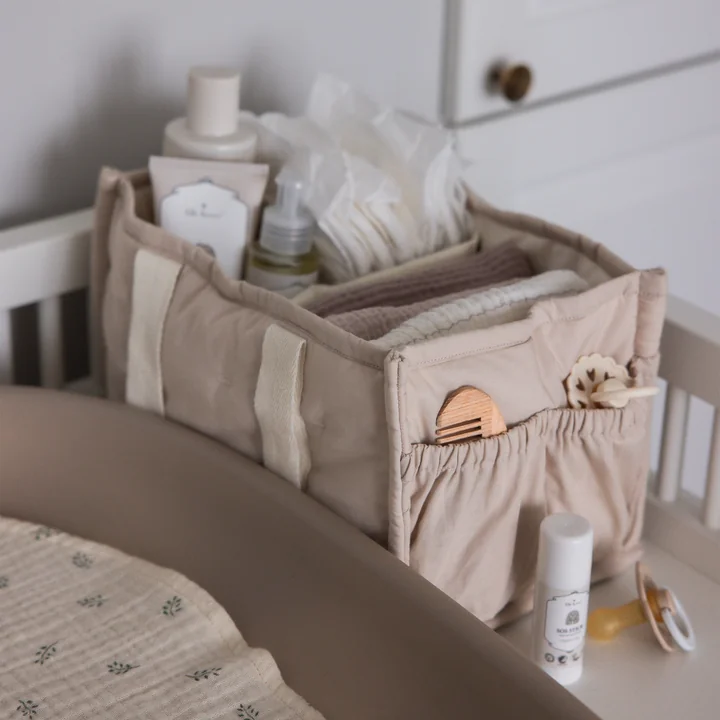 Sebra - Mandje voor verschoonbenodigdheden, morning beige