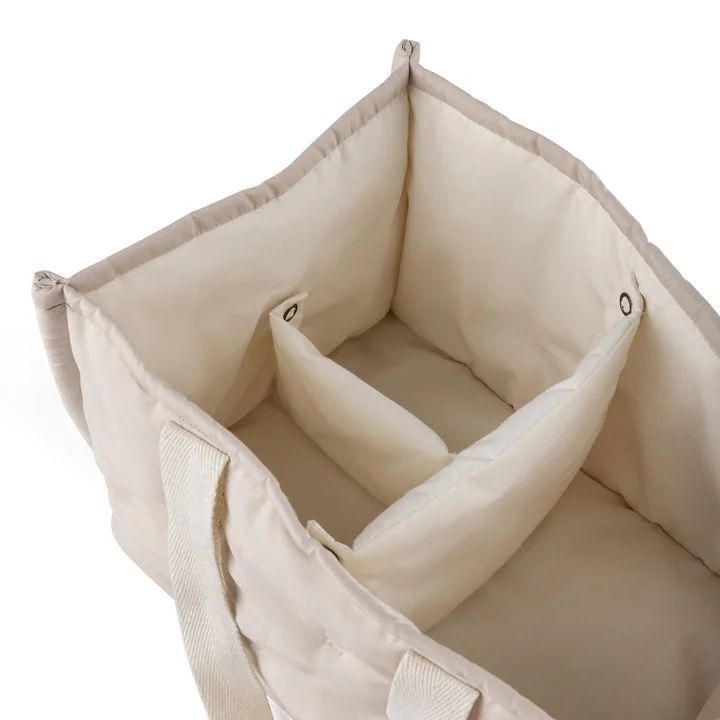 Sebra - Mandje voor verschoonbenodigdheden, morning beige